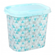 Контейнер универсальный Пирамида голубой 10л (уп.8)