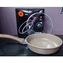 Сковорода d28см ГРАНИТ Brown с кр. ВВ28-СК (Г)