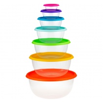 М 1310 Набор мисок РАДУГА 7шт Микс (разноцветный)