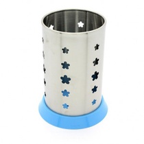 Подставка д/столовых приборов 10*16см нерж №7 СИНИЙ AST-002-ПС10-7