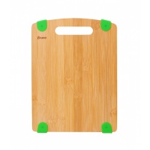 Доска раздел. 240*190*12мм с силик. вставками, бамбук арт.312 BRAVO