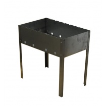 Мангал разборн черн.сталь 500х300х450х0,9 ППСМ500Ч