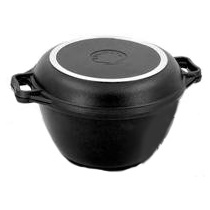 Казан ал. литой с апп 4,0л крышка-сковорода к44а